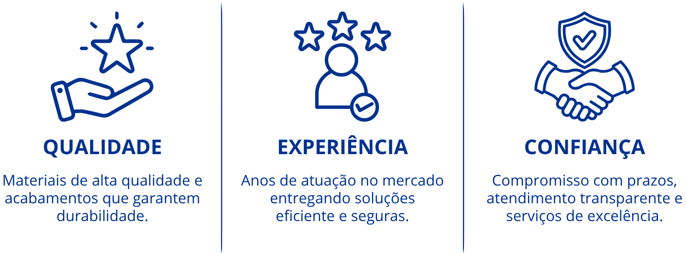 Imagem Qualidade, Experiência e Confiança